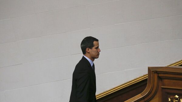 Presidente da Assembleia Nacional de Oposição Juan Guaidó - Sputnik Brasil