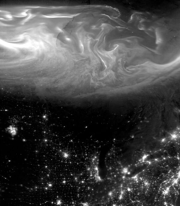 Redemoinho boreal captado pela NASA - Sputnik Brasil