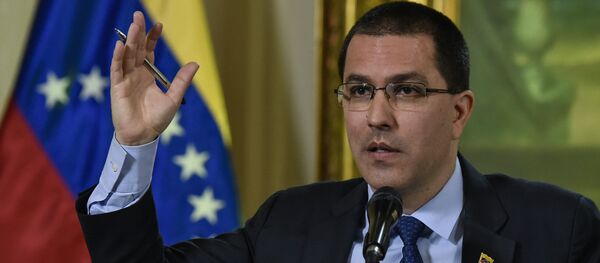 Ministro das Relações Exteriores da Venezuela, Jorge Arreaza, 28 de janeiro de 2019 - Sputnik Brasil