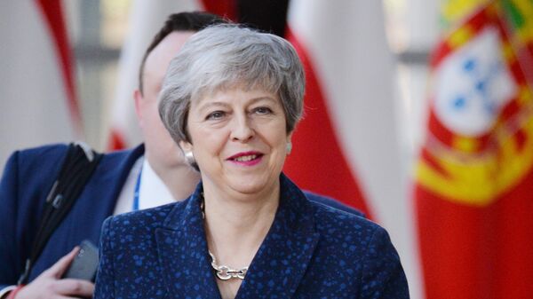 UK PM Theresa May - Sputnik Brasil