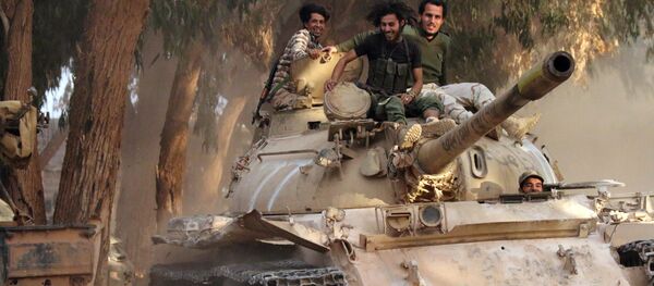 Soldados do Exército Nacional da Líbia (LNA) comandado pelo Khalifa Haftar - Sputnik Brasil