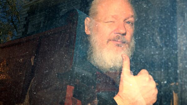 Julian Assange, fundador de WikiLeaks - Sputnik Brasil