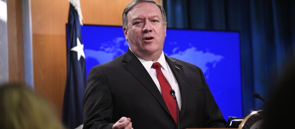 Secretário de Estado dos EUA, Mike Pompeo Secretário de Estado dos EUA, Mike Pompeo - Sputnik Brasil