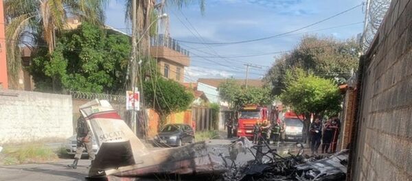 Queda de avião em Belo Horizonte - Sputnik Brasil