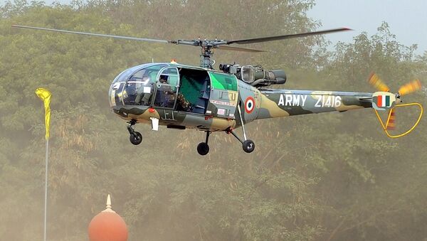 Helicóptero Chetak das Forças Armadas da Índia (arquivo) - Sputnik Brasil