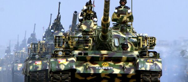 Tanques chineses (imagem ilustrativa) - Sputnik Brasil