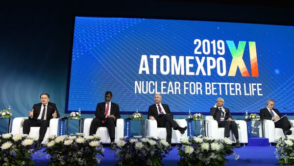 Participantes do Fórum ATOMEXPO 2019 - Sputnik Brasil