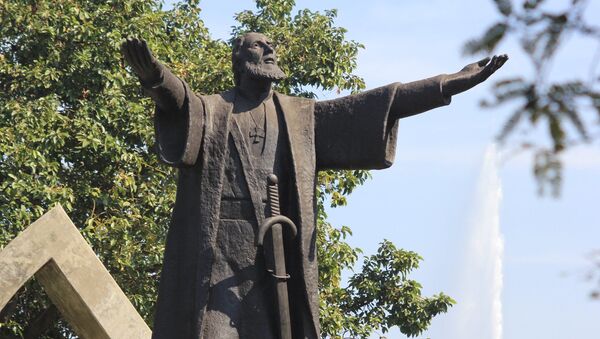 Estátua em homenagem a Pedro Álvares Cabral, próximo ao Parque Ibirapuera, São Paulo - Sputnik Brasil