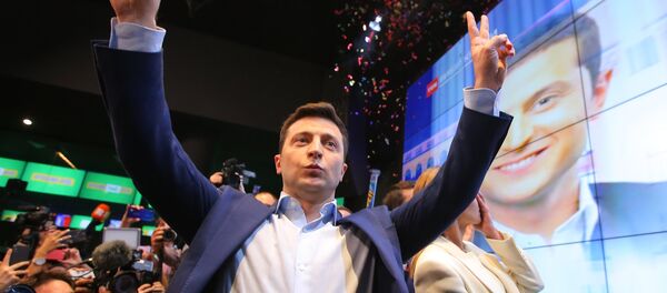 Presidente eleito da Ucrânia, Volodymyr Zelensky - Sputnik Brasil