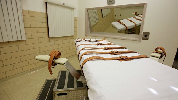 Câmara de injeção letal da Penitenciária Estadual de Dakota do Sul, em Sioux Falls, EUA (arquivo) - Sputnik Brasil