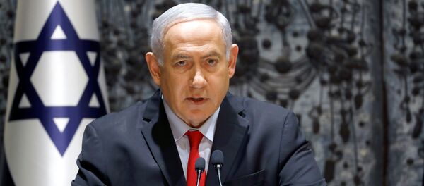 Premiê israelense Benjamin Netanyahu na residência presidencial em Jerusalém, 17 de abril de 2019 - Sputnik Brasil