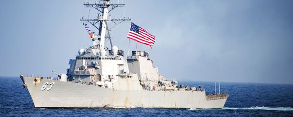 Destróier norte-americano USS Stethem - Sputnik Brasil