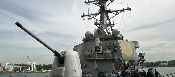 Destróier da Marinha americana USS Stethem - Sputnik Brasil