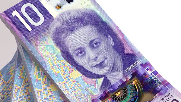 Cédula de 10 dólares canadenses com imagem da empresária Viola Desmond - Sputnik Brasil