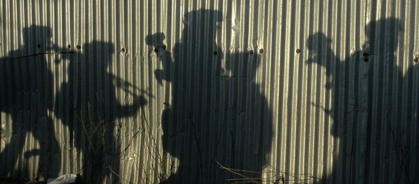 Sombra de soldados indianos (Arquivo) - Sputnik Brasil