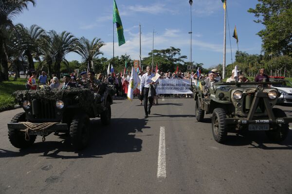 Russos e brasileiros celebram a memória dos combatentes da 2ª Guerra Mundial - Sputnik Brasil