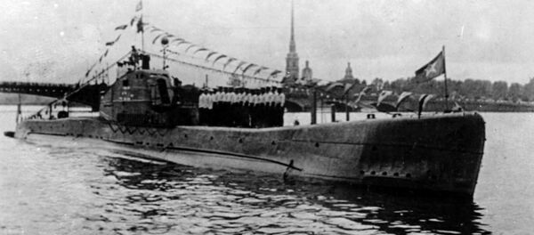 Submarino soviético Shch-324 - Sputnik Brasil