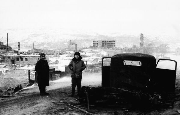 Cidade norueguesa de Kirkenes, totalmente queimada por nazistas - Sputnik Brasil