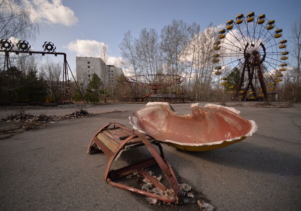 Parque de diversões de Pripyat é um parque de entretenimento localizado em Pripyat, na Ucrânia, que foi completamente abandonado após a catástrofe nuclear da usina de Chernobyl em 1986 - Sputnik Brasil