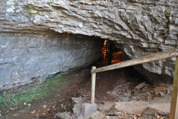 Caverna da Bruxa dos Bell, localiza-se no estado de Tennessee (EUA), e é alegadamente lar de uma bruxa que atormentou a família Bell no século XIX - Sputnik Brasil
