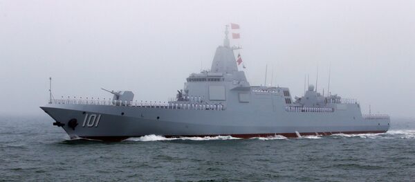 Destróier chinês Type 055 - Sputnik Brasil