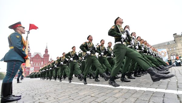 Militares na Parada da Vitória em Moscou, 9 de maio de 2019 - Sputnik Brasil