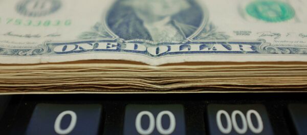 Notas de dólar americano - Sputnik Brasil
