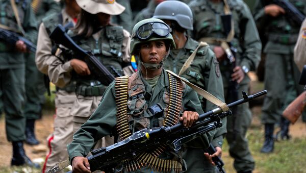 Militar venezuelano (foto de arquivo) - Sputnik Brasil
