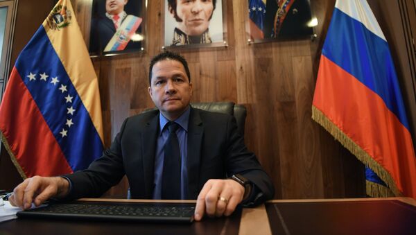 Carlos Rafael Faría Tortosa, embaixador da Venezuela na Rússia. - Sputnik Brasil