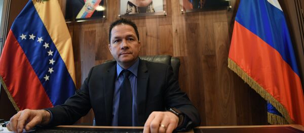 Carlos Rafael Faría Tortosa, embaixador da Venezuela na Rússia. - Sputnik Brasil