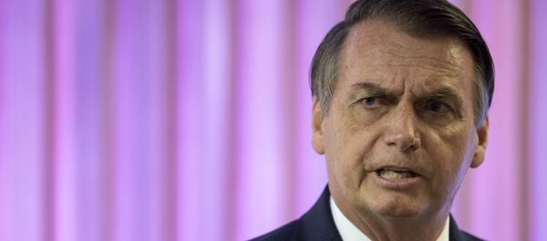 Presidente do Brasil, Jair Bolsonaro, discursa na Firjan, Rio de Janeiro, 20 de maio de 2019 - Sputnik Brasil