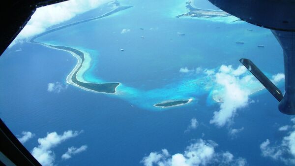 Diego García - o maior atol do arquipélago de Chagos em que se localiza a base militar dos EUA - Sputnik Brasil