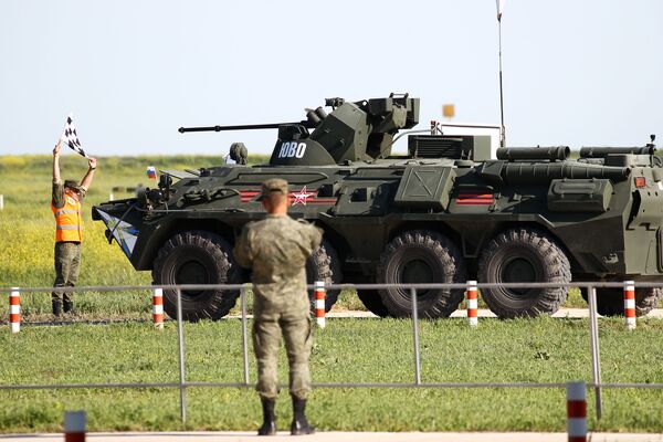 Participantes das competições militares Céu Limpo 2019 - Sputnik Brasil