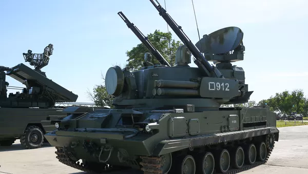 Sistema de defesa antiaérea autopropulsada Tunguska nas competições militares Céu Limpo 2019 - Sputnik Brasil