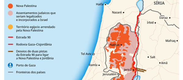 'Acordo do século': plano dos EUA para resolver conflito israelo-palestino - Sputnik Brasil