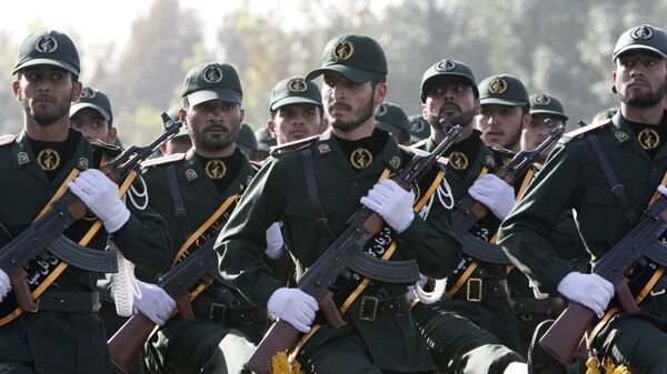 Iranian Revolutionary Guards members - Sputnik Brasil
