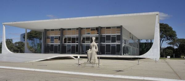 Fachada do Supremo Tribunal Federal (STF), em Brasília - Sputnik Brasil