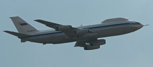 Posto de comando aéreo com base no avião Il-80 (imagem referencial) - Sputnik Brasil