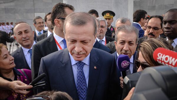 Presidente da Turquia Recep Tayyip Erdogan - Sputnik Brasil