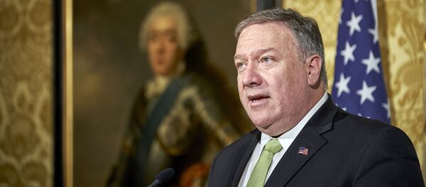 Secretário de Estado dos EUA Mike Pompeo - Sputnik Brasil