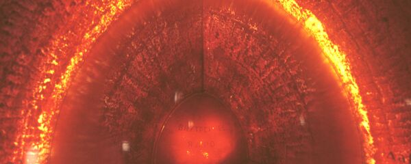 Modelo artístico da estrutura interna da Terra (imagem de arquivo) - Sputnik Brasil