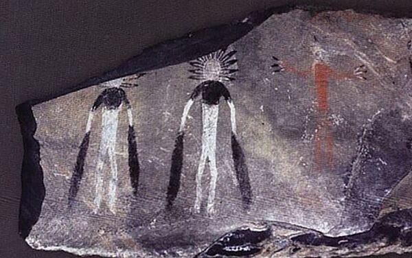 Arte rupestre criada por antigo povo siberiano (imagem de arquivo) - Sputnik Brasil