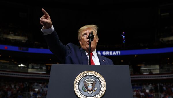 Presidente dos EUA, Donald Trump, lança campanha de reeleição 2020 em Orlando, Flórida, em 18 de junho de 2019 - Sputnik Brasil