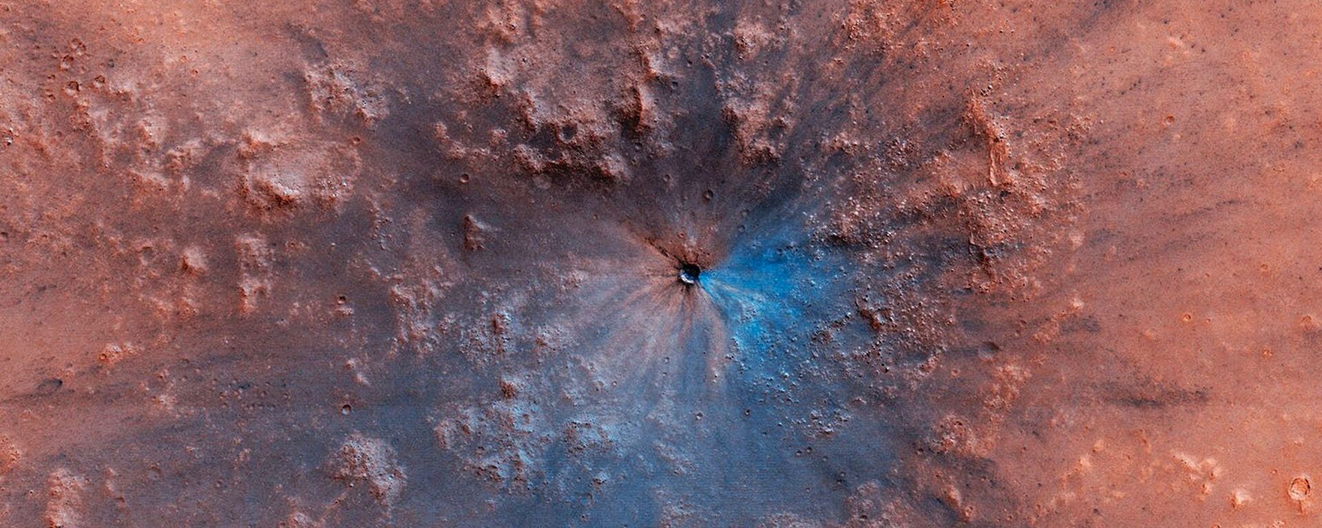 A cratera que apareceu recentemente na superfície de Marte - Sputnik Brasil, 1920, 31.01.2022