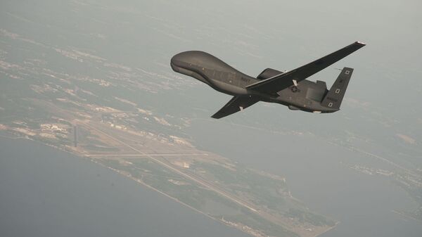 Drone Americano RQ-4 Global Hawk (imagem de arquivo) - Sputnik Brasil