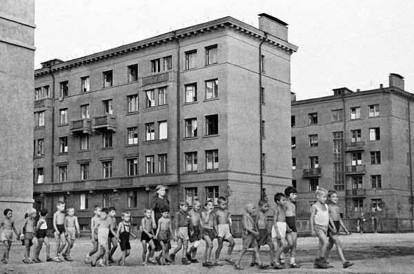 Crianças nas ruas de Moscou, 23 de junho de 1941 - Sputnik Brasil