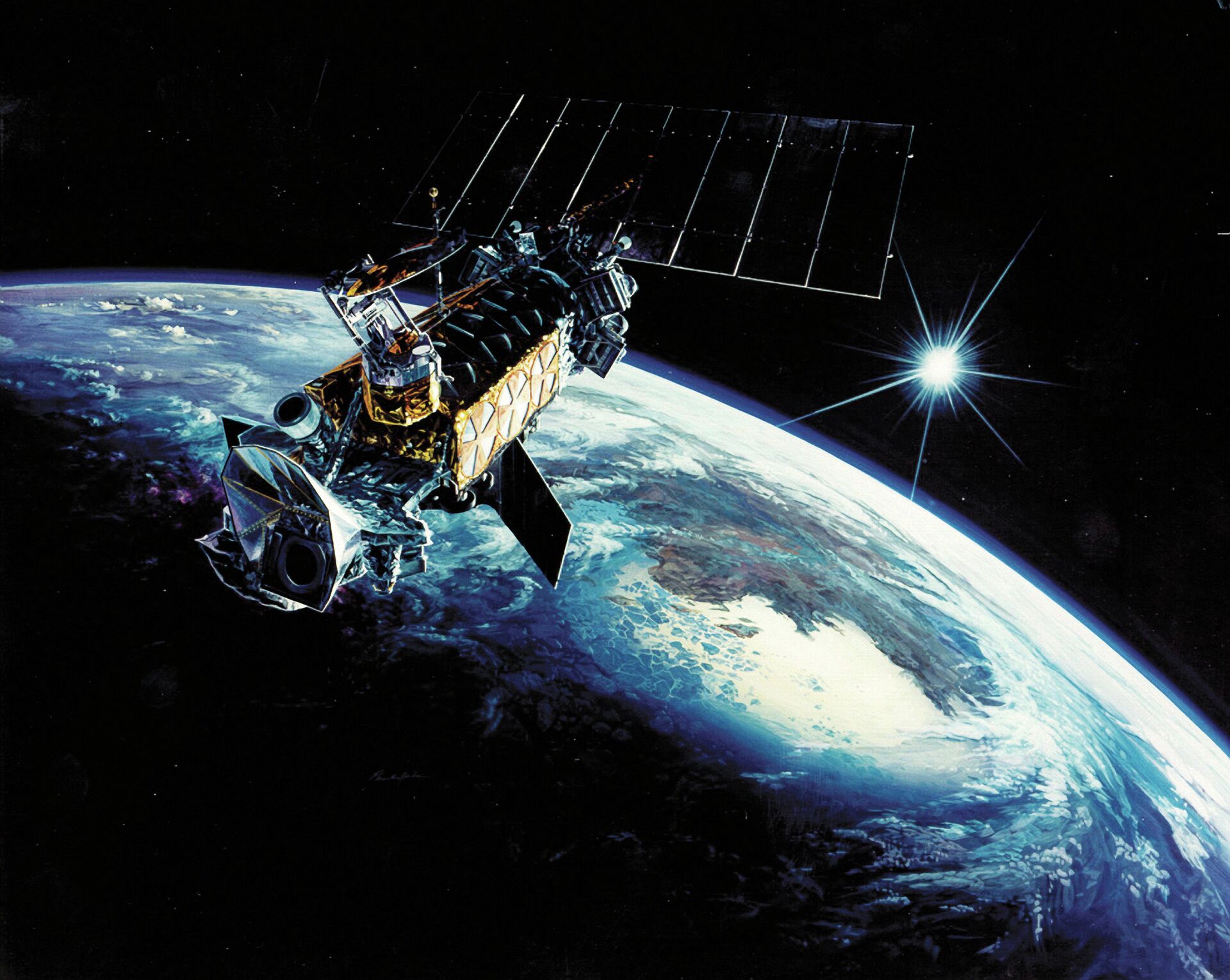 Força Espacial dos EUA afirma estar desenvolvendo armas espaciais de energia direcionada - Sputnik Brasil, 1920, 18.06.2021