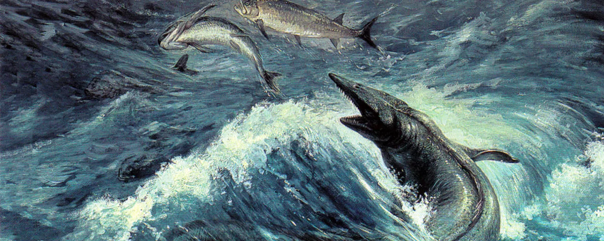 Representação artística do mosassauro - Sputnik Brasil, 1920, 28.11.2025