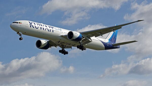 Boeing 777 da companhia Kuwait Airways (imagem de arquivo) - Sputnik Brasil