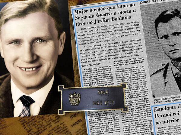 Homenagem do Exército brasileiro a oficial condecorado por Hitler é afronta a FEB, diz especialista Homenagem do Exército brasileiro a oficial condecorado por Hitler é afronta a FEB, diz especialista - Sputnik Brasil